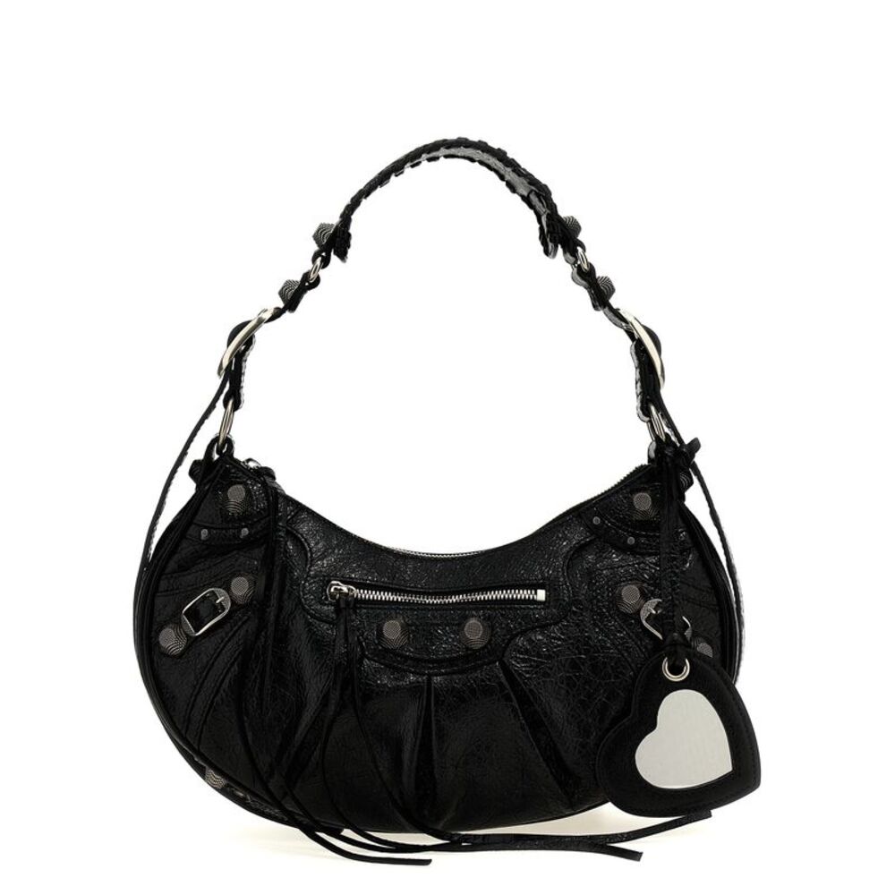Balenciaga Black Lamb Leather Shoulder Women's Bag